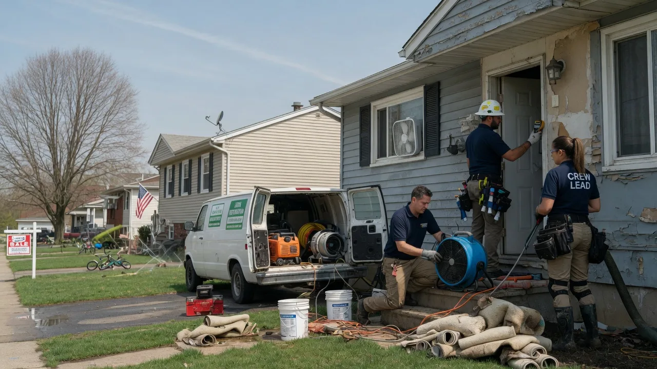 Flood Cleanup in Modesto, IL near me