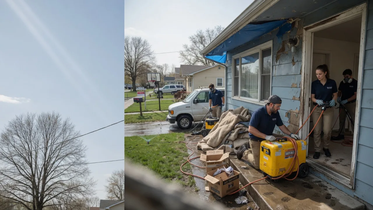 Basement Flood Cleanup in Modesto, IL near me